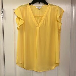 Chaus New York Yellow Women’s Top V-neck